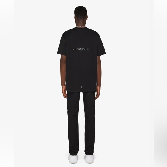 NWT GIVENCHY Reverse oversized t-shirt cotton black $550 - Picture 2 of 16
